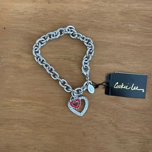 Cookie Lee Heart Bracelet